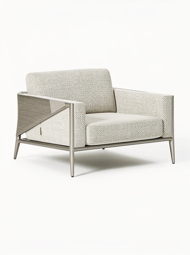 Modernes Sessel-Design mit klaren Linien und hochwertigem Material